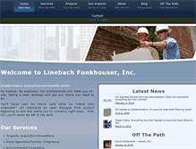 Tablet Screenshot of linebachfunkhouser.com